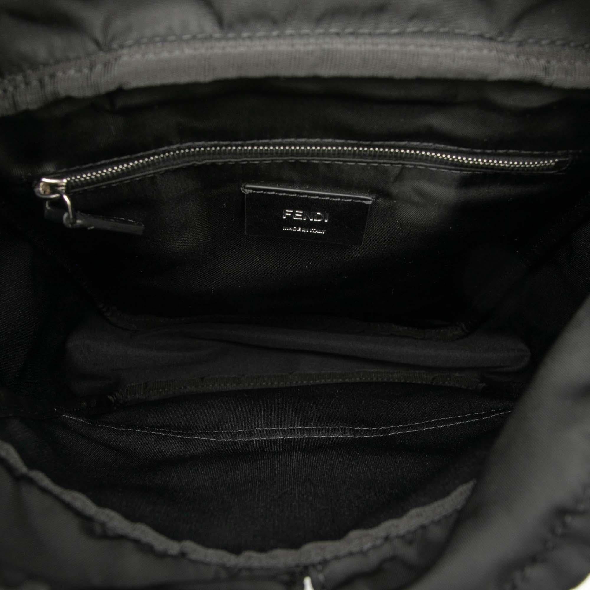 Fendi Small Zucca Canvas Fendiness Backpack