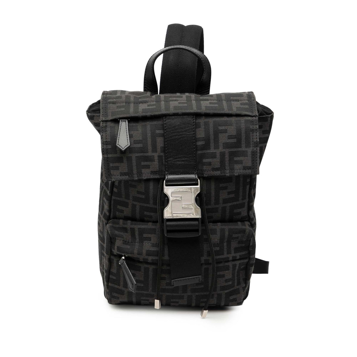 Fendi Small Zucca Canvas Fendiness Backpack