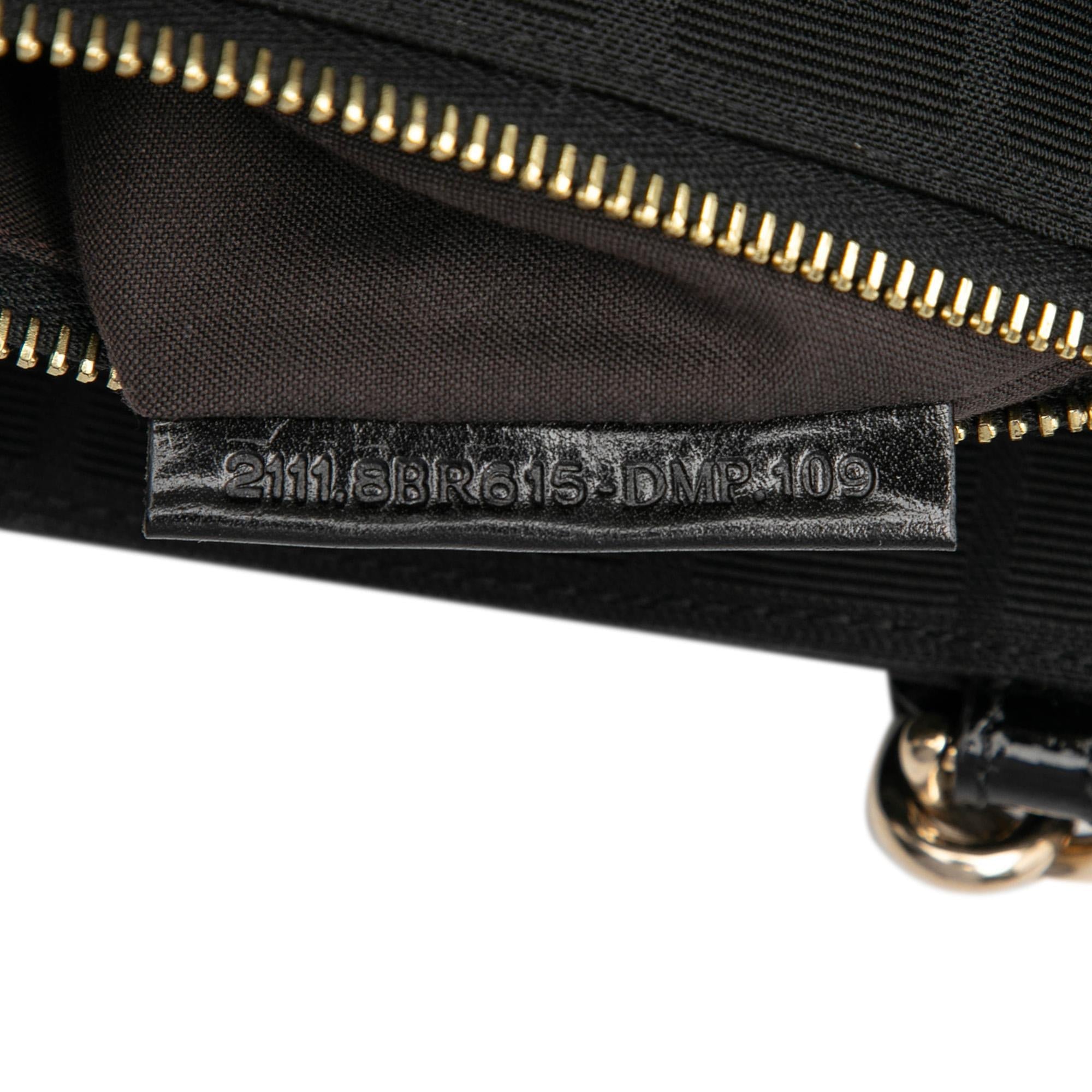 Fendi Small Zucca Canvas Mia Chain Tote