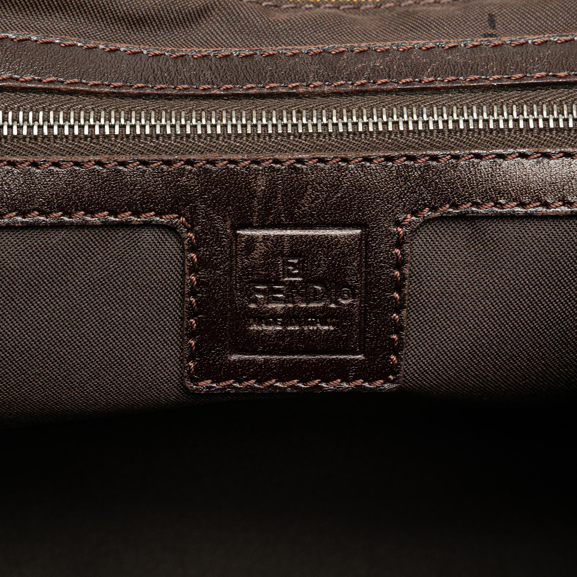 Fendi Small Zucca Canvas Twins Tote