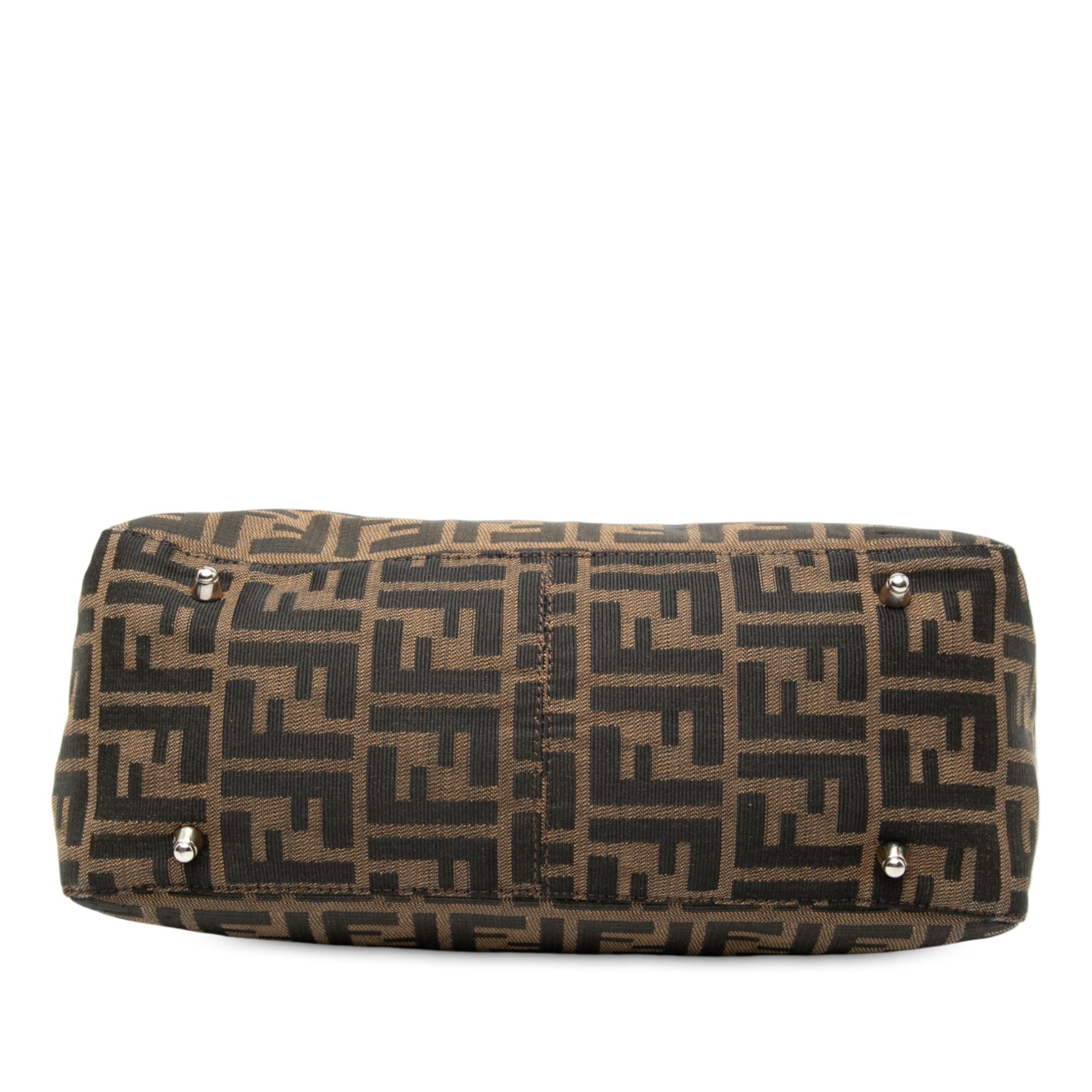 Fendi Small Zucca Canvas Twins Tote