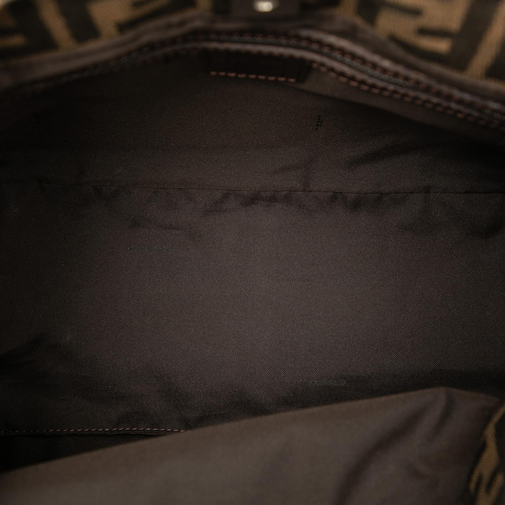 Fendi Small Zucca Canvas Twins Tote