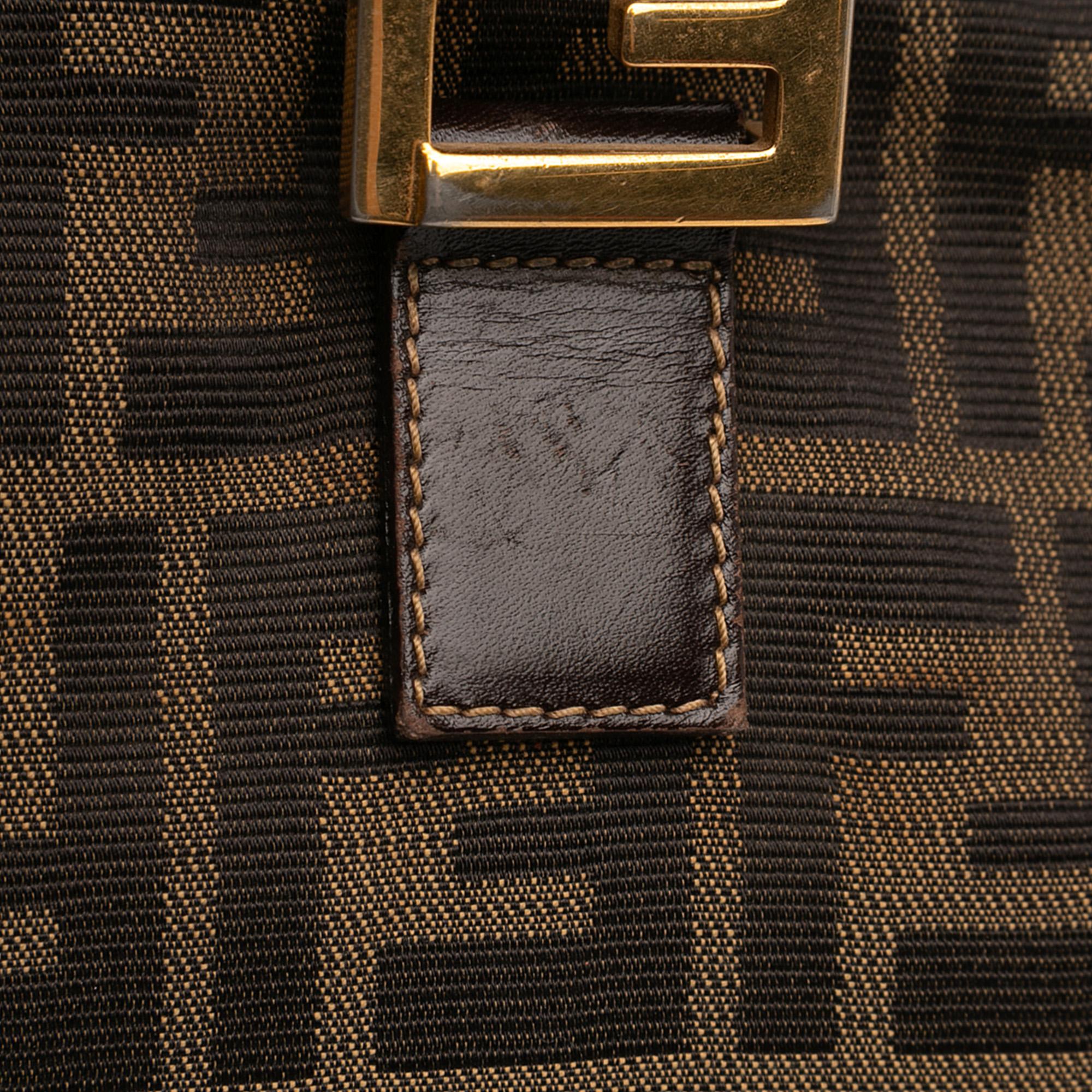 Fendi Small Zucca Canvas Twins Tote