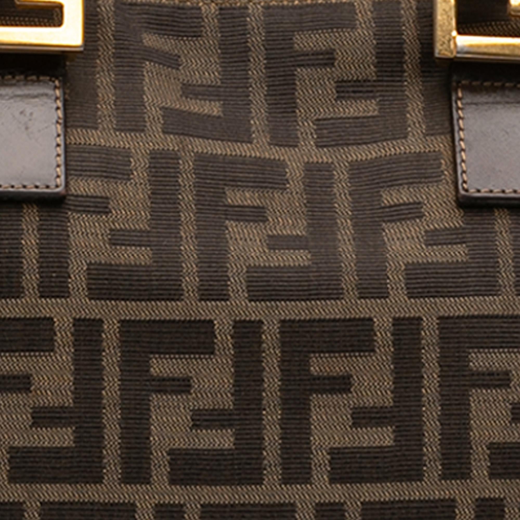 Fendi Small Zucca Canvas Twins Tote