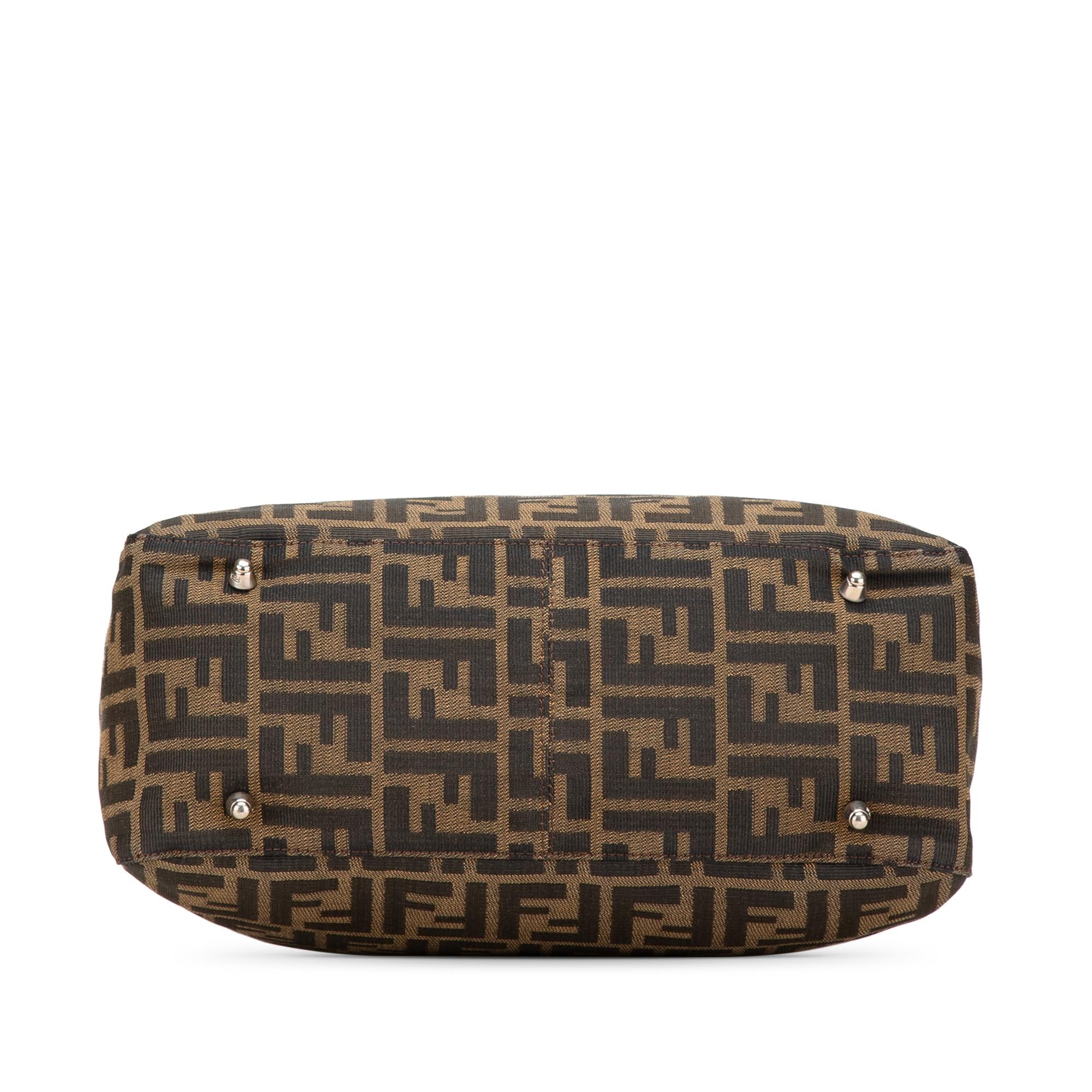 Fendi Small Zucca Canvas Twins Tote