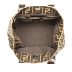 Fendi Small Zucca Canvas Twins Tote