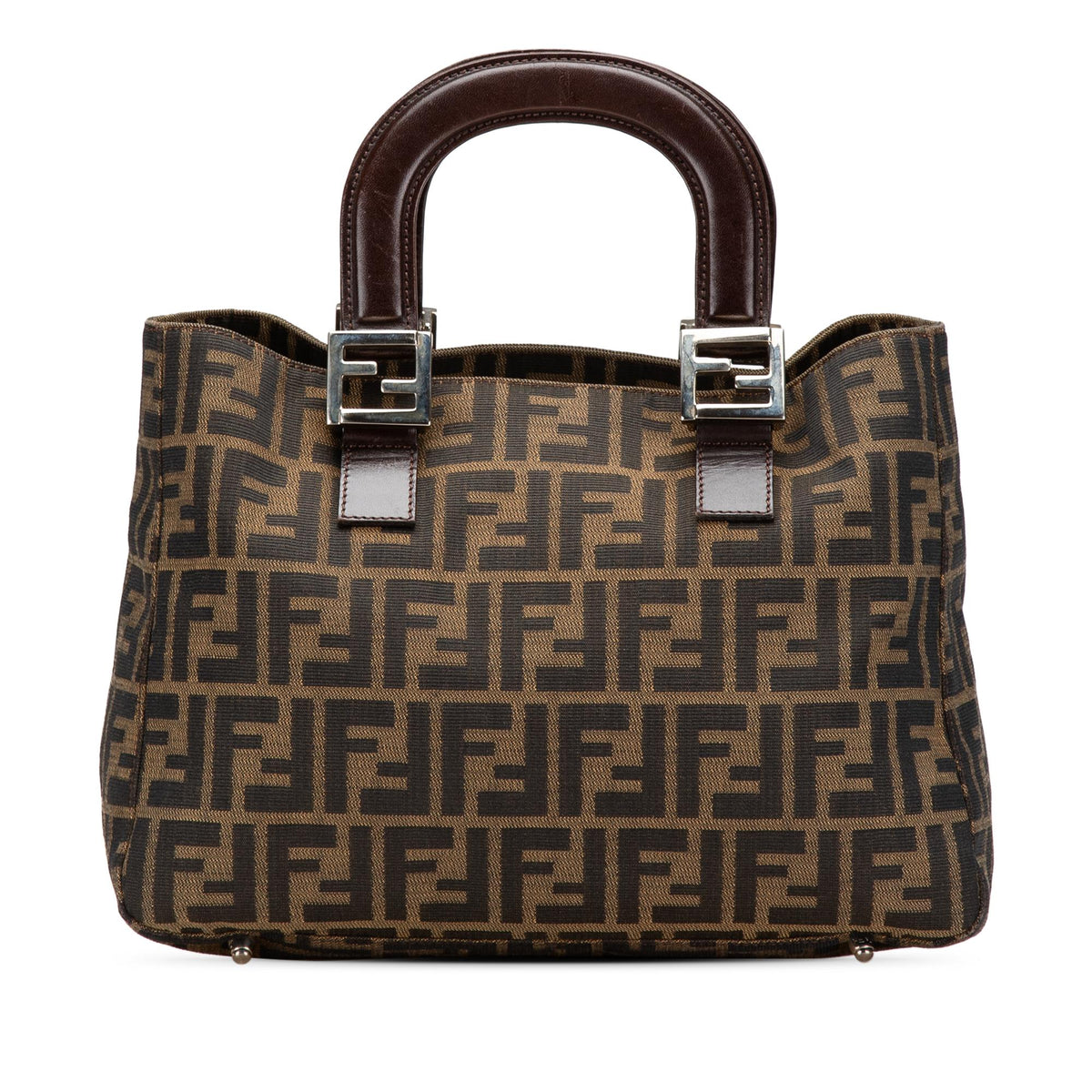 Fendi Small Zucca Canvas Twins Tote