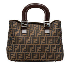 Fendi Small Zucca Canvas Twins Tote