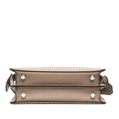Fendi Small Zucca Leather Peekaboo ISeeU Satchel