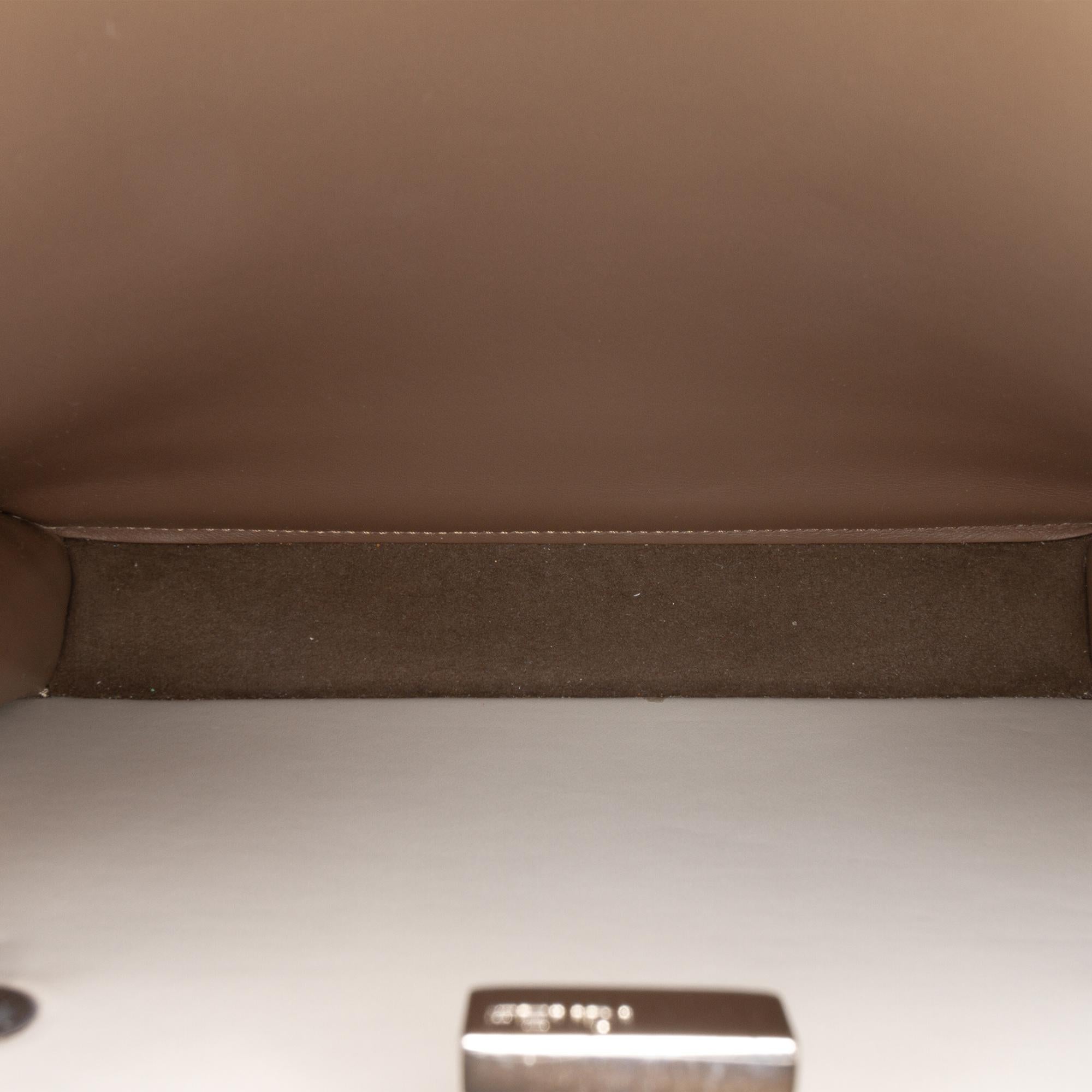 Fendi Small Zucca Leather Peekaboo ISeeU Satchel