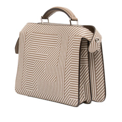 Fendi Small Zucca Leather Peekaboo ISeeU Satchel