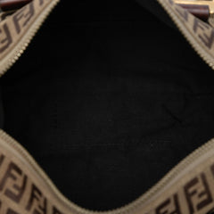 Fendi Small Zucchino Canvas Forever Bauletto Boston Bag