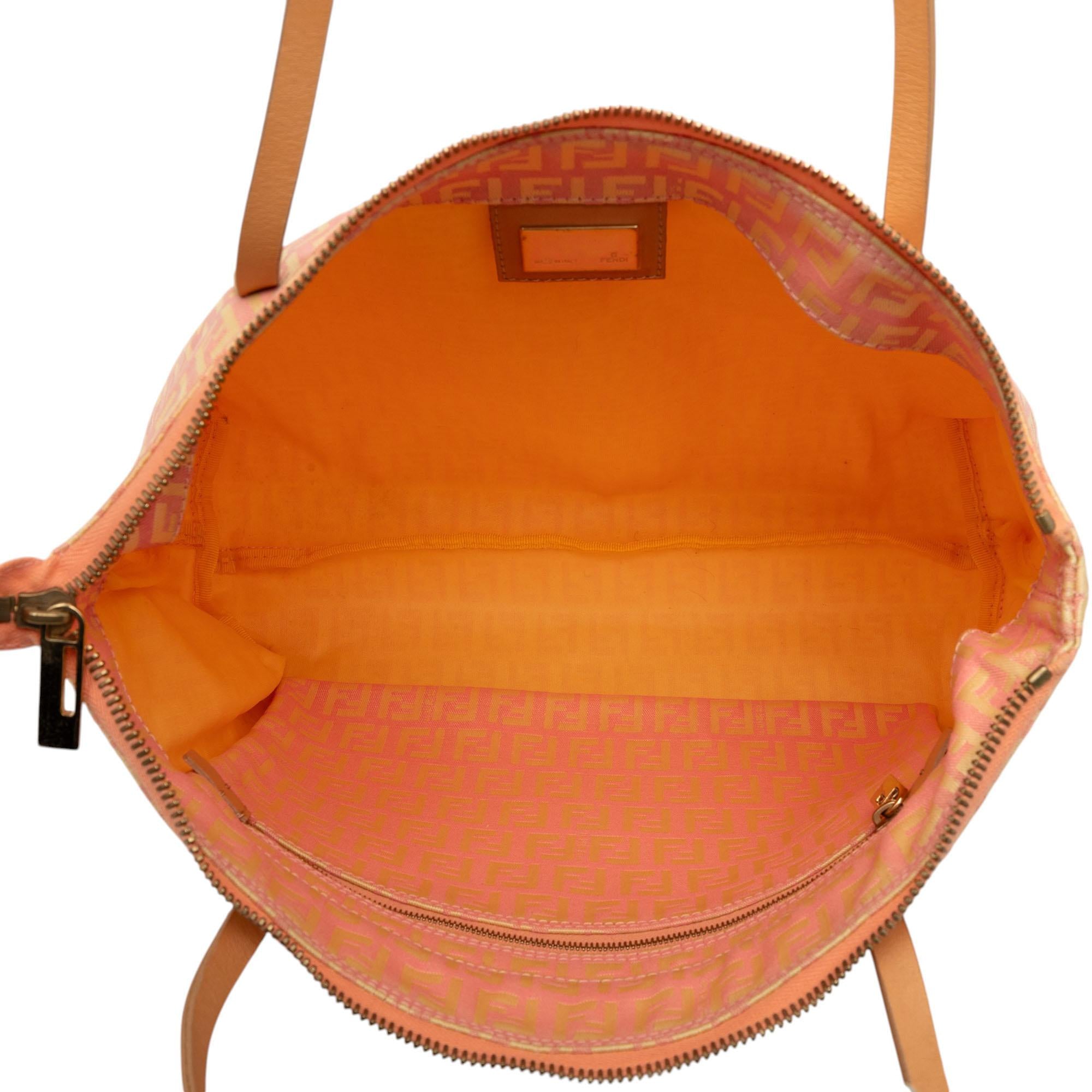 Fendi Small Zucchino Canvas Tote