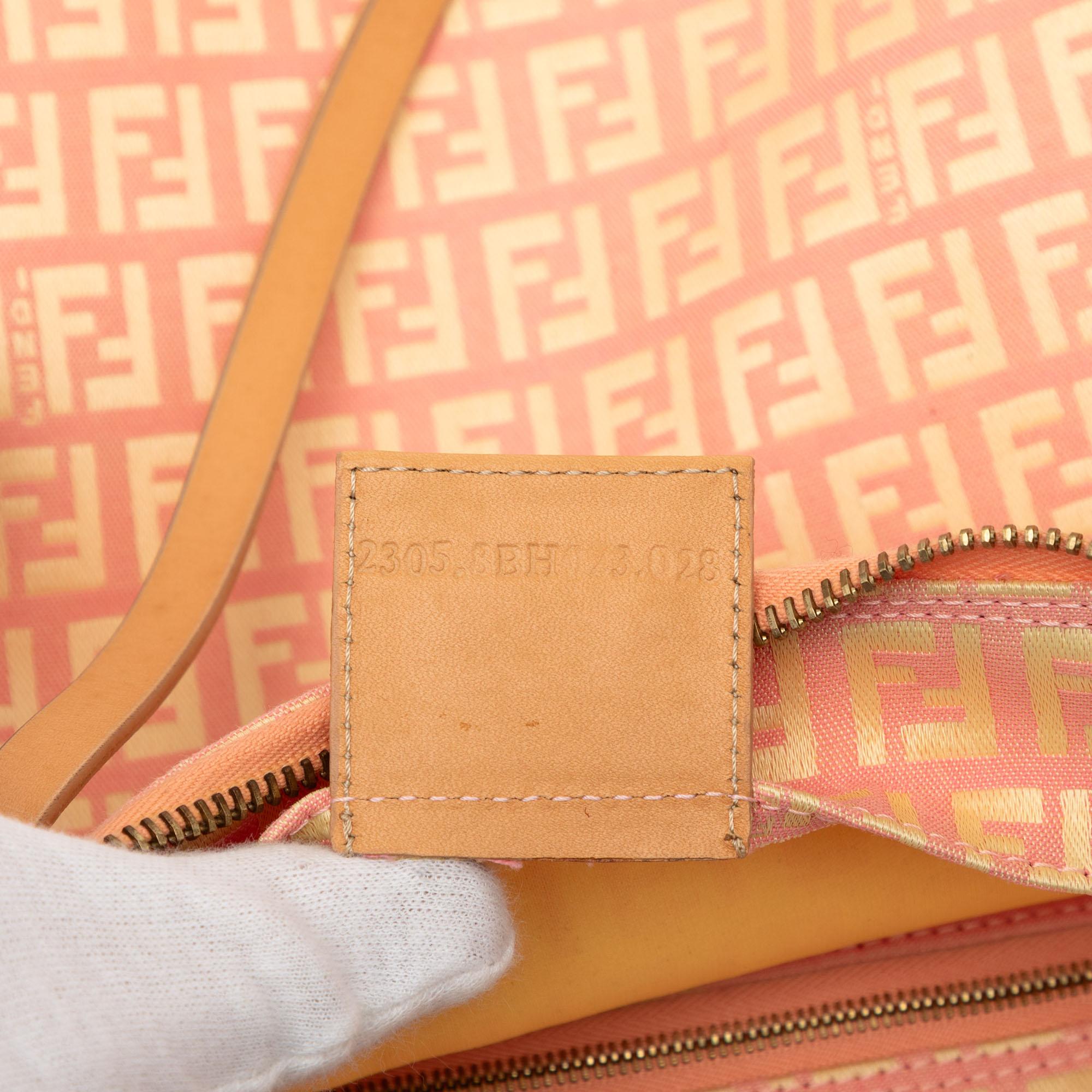Fendi Small Zucchino Canvas Tote