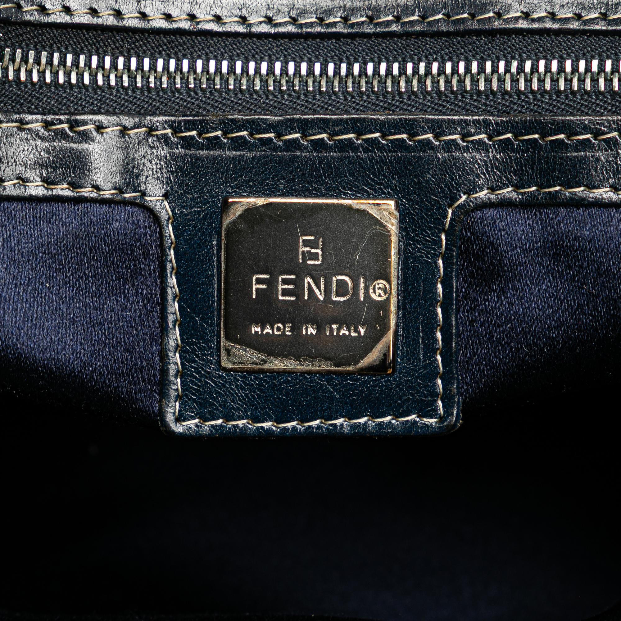 Fendi Small Zucchino Canvas Twins Tote