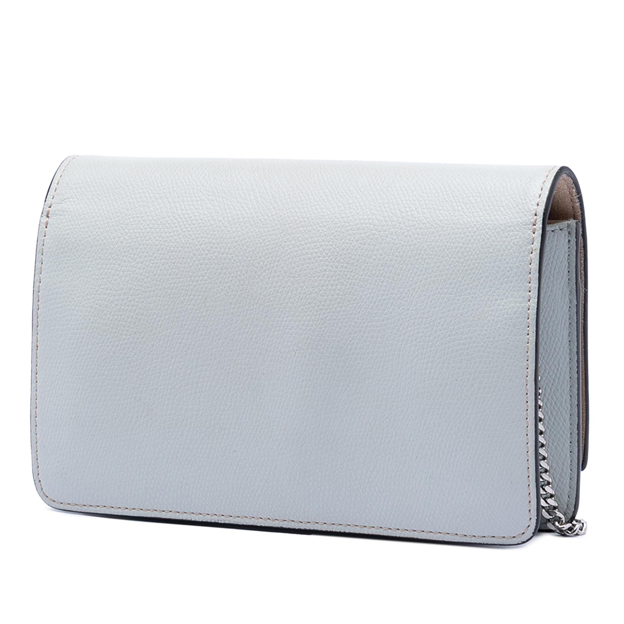 Fendi Studded Leather Monster Eyes Tube Wallet On Chain