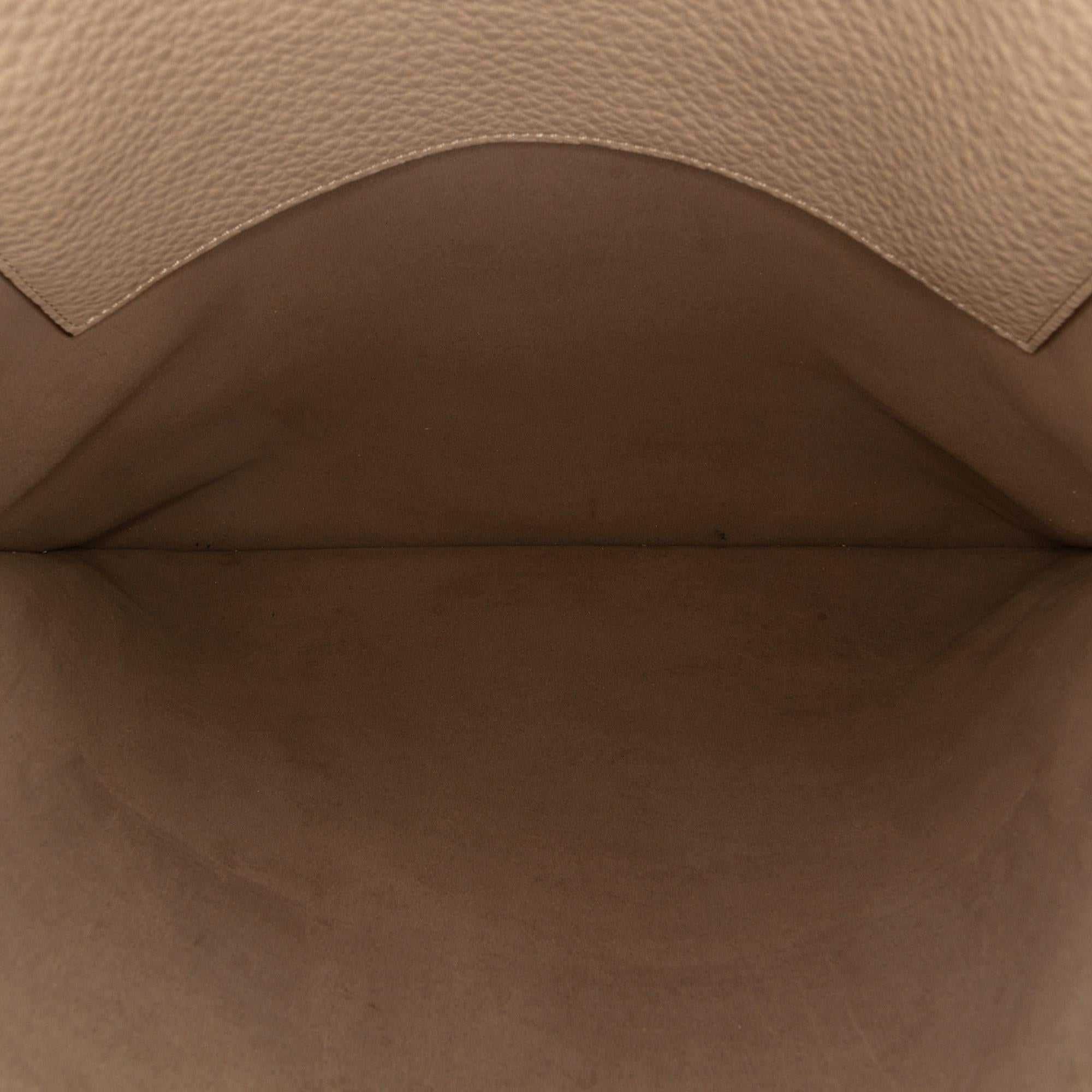 Fendi Sue Tilley Leather Banana Shopper Tote
