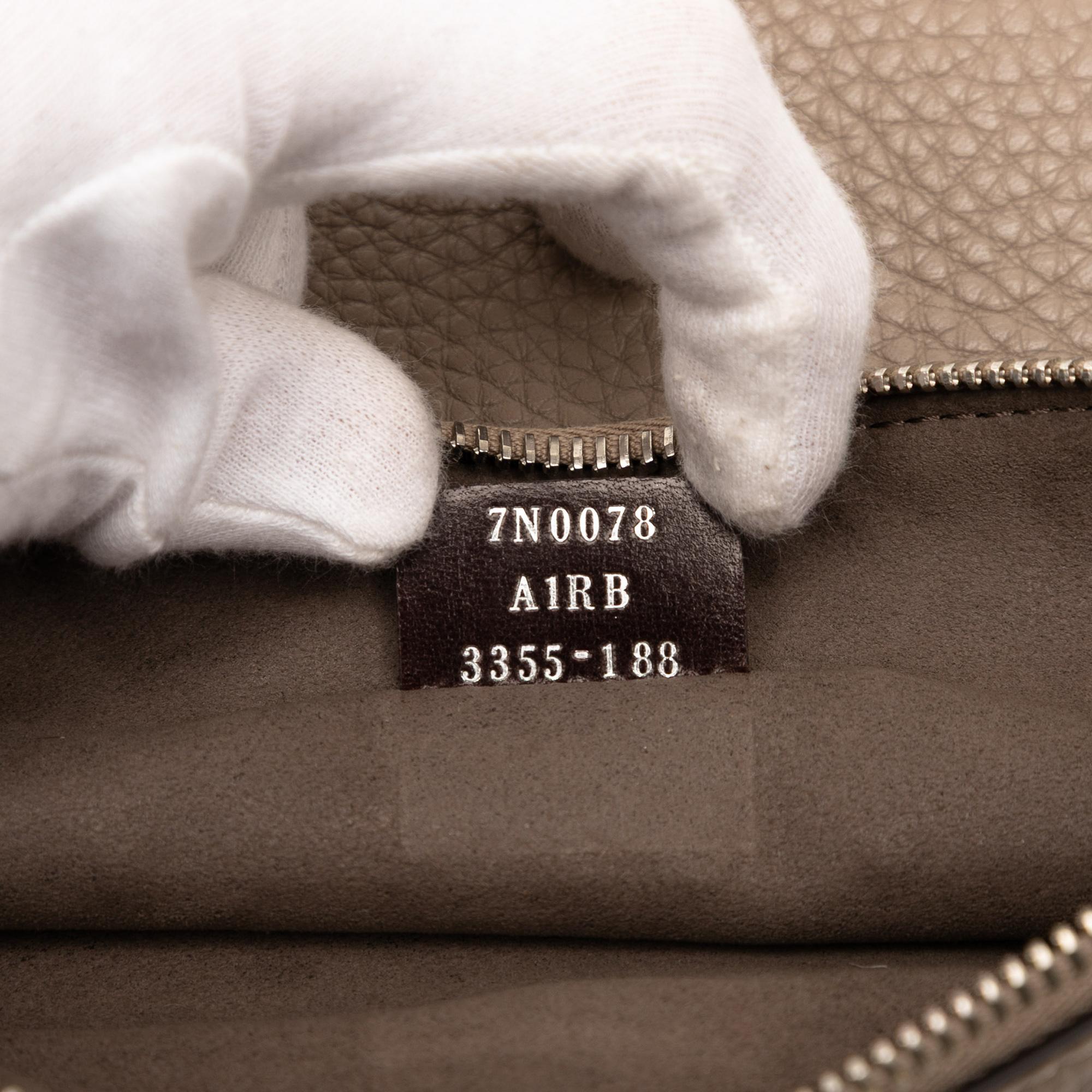 Fendi Sue Tilley Leather Banana Zip Clutch