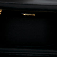 Fendi Velvet Push Lock Box Satchel