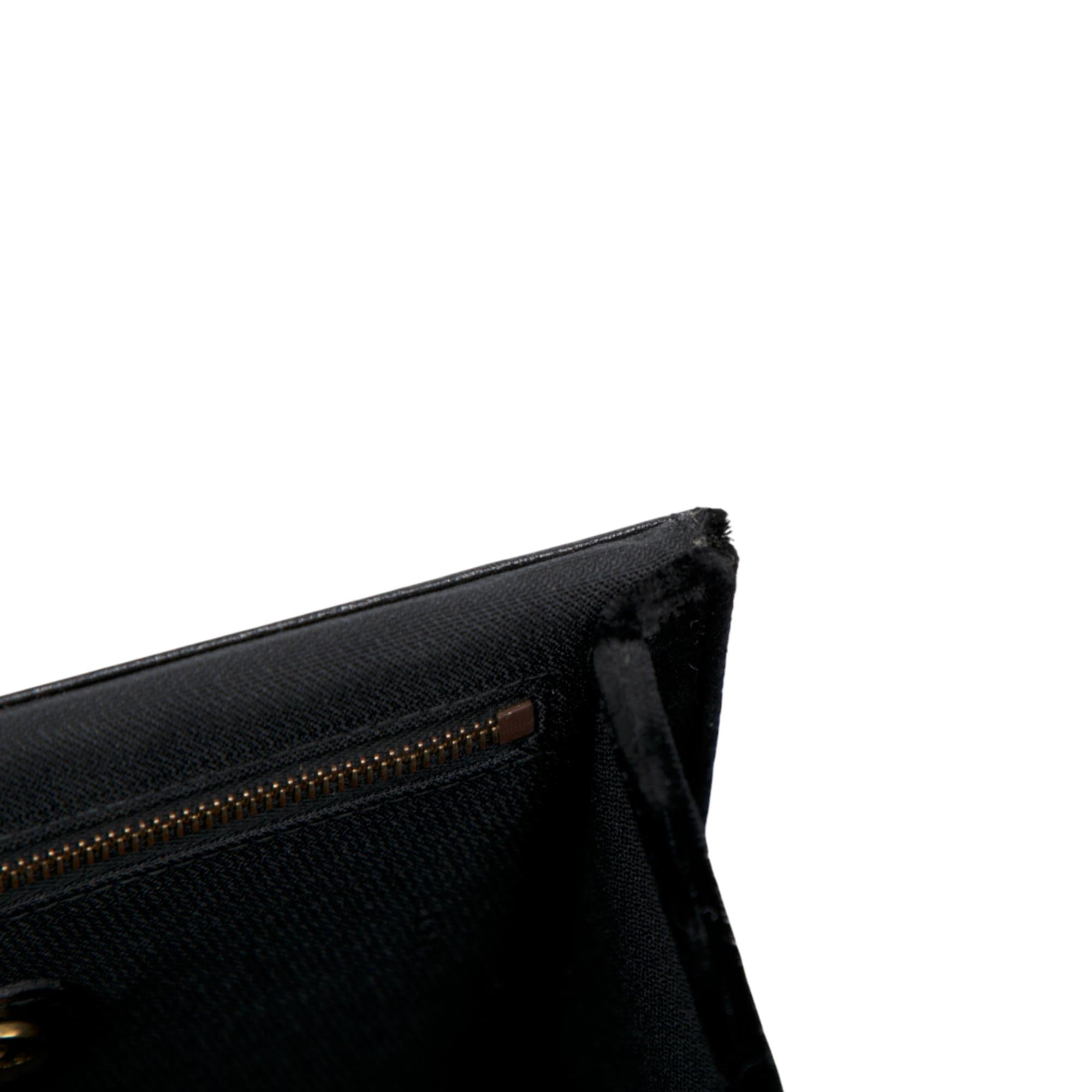 Fendi Velvet Push Lock Box Satchel