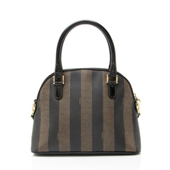 Fendi Vintage Pequin Dome Satchel