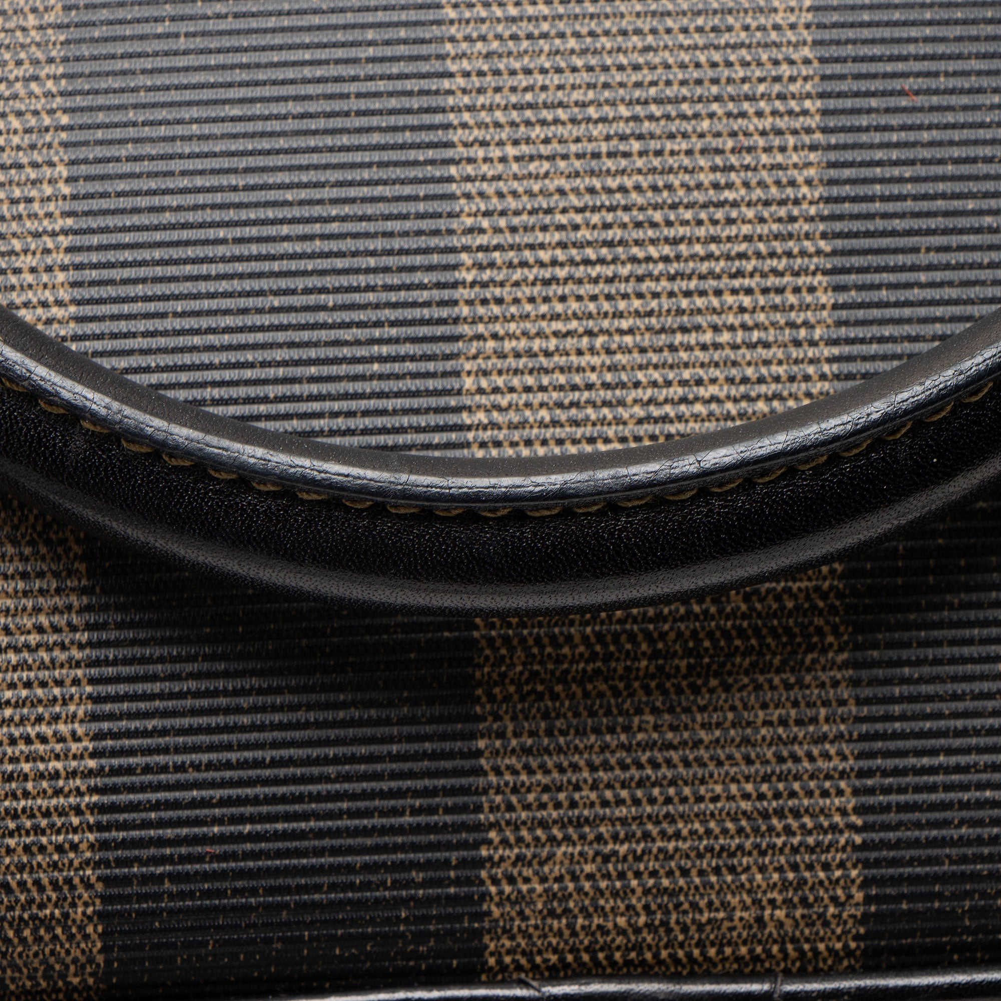 Fendi Vintage Pequin Dome Satchel