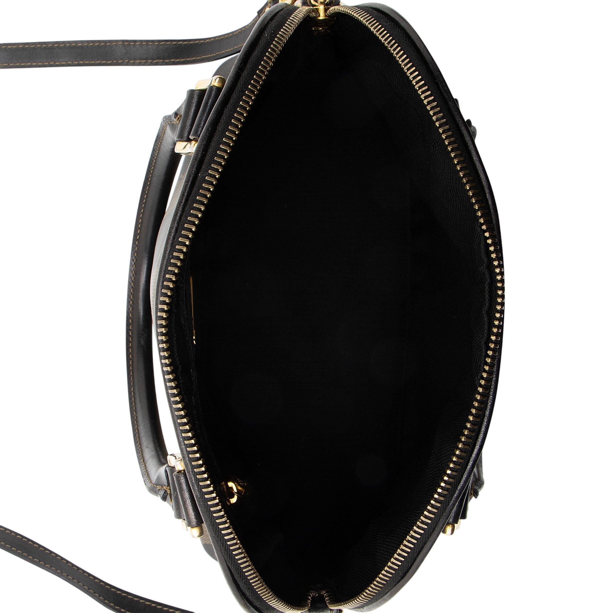 Fendi Vintage Pequin Dome Satchel