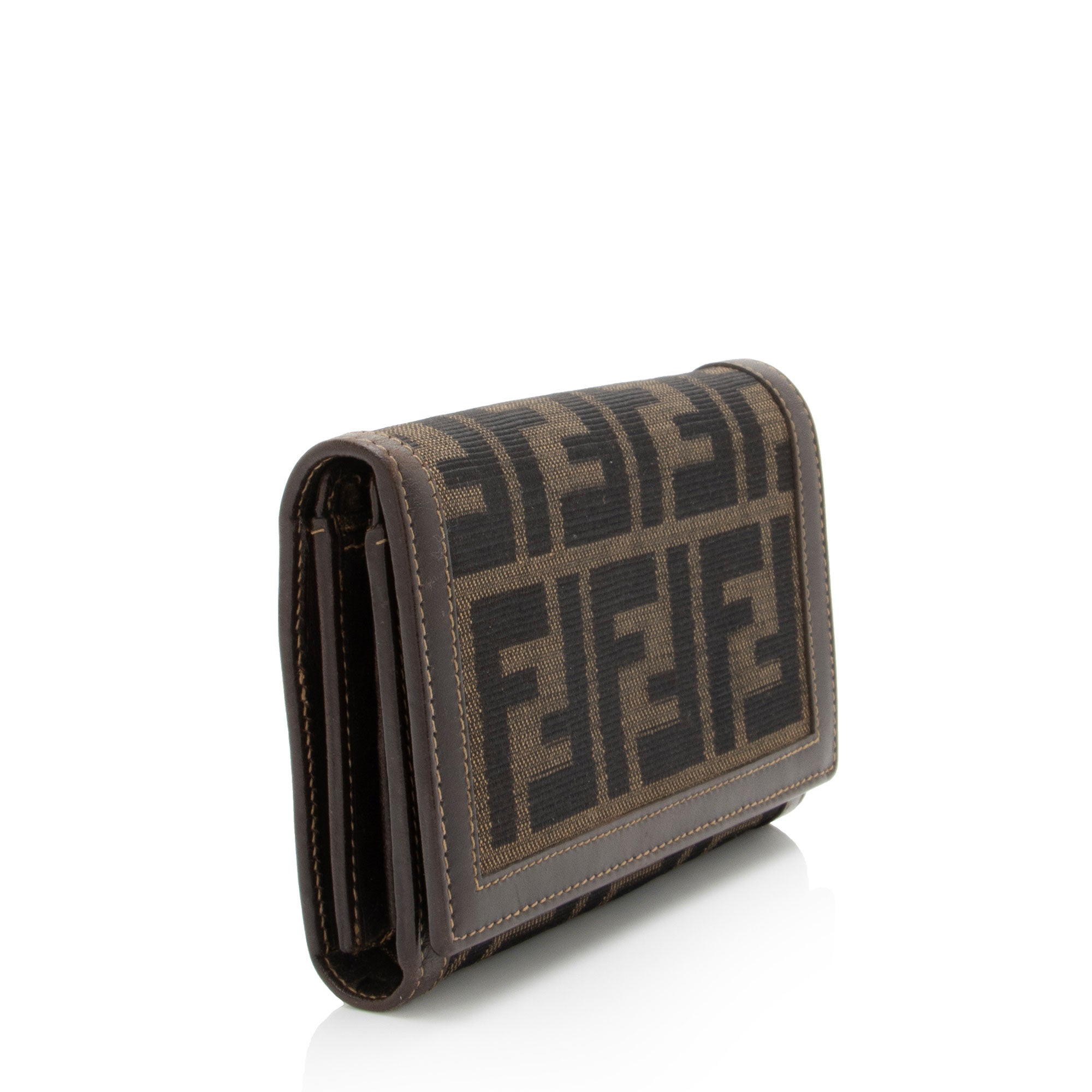 Fendi Vintage Zucca Compact Wallet