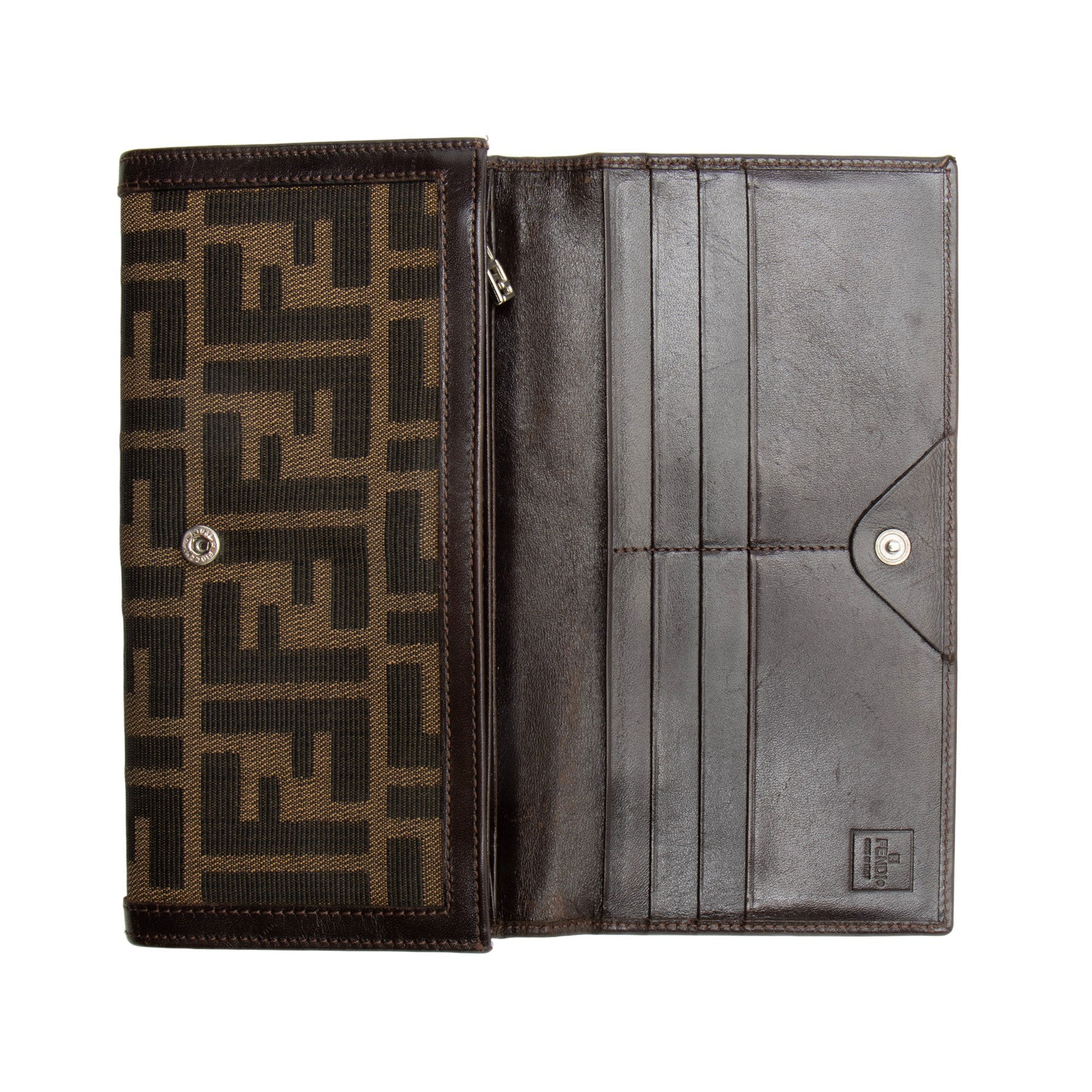 Fendi Vintage Zucca Long Wallet