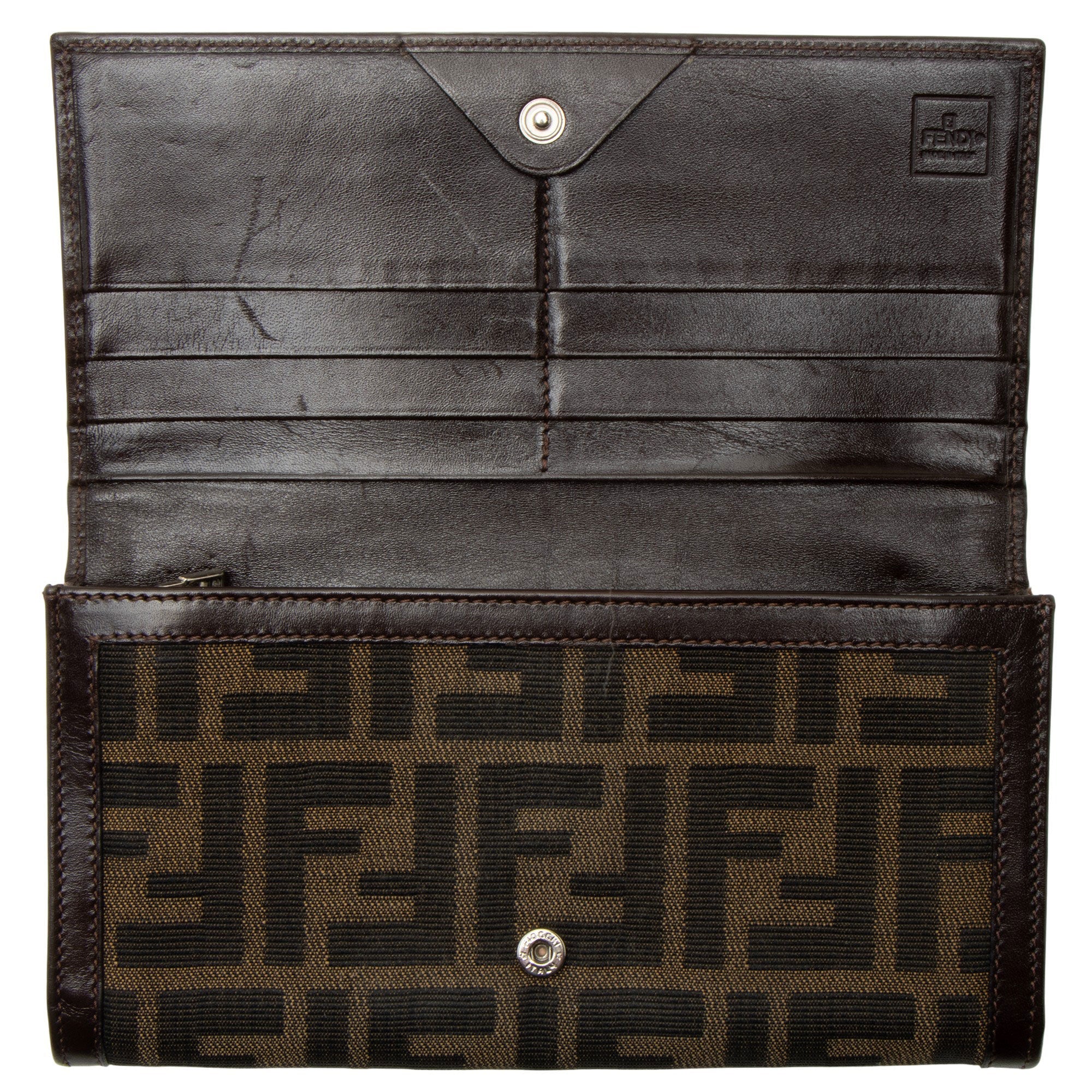 Fendi Vintage Zucca Long Wallet