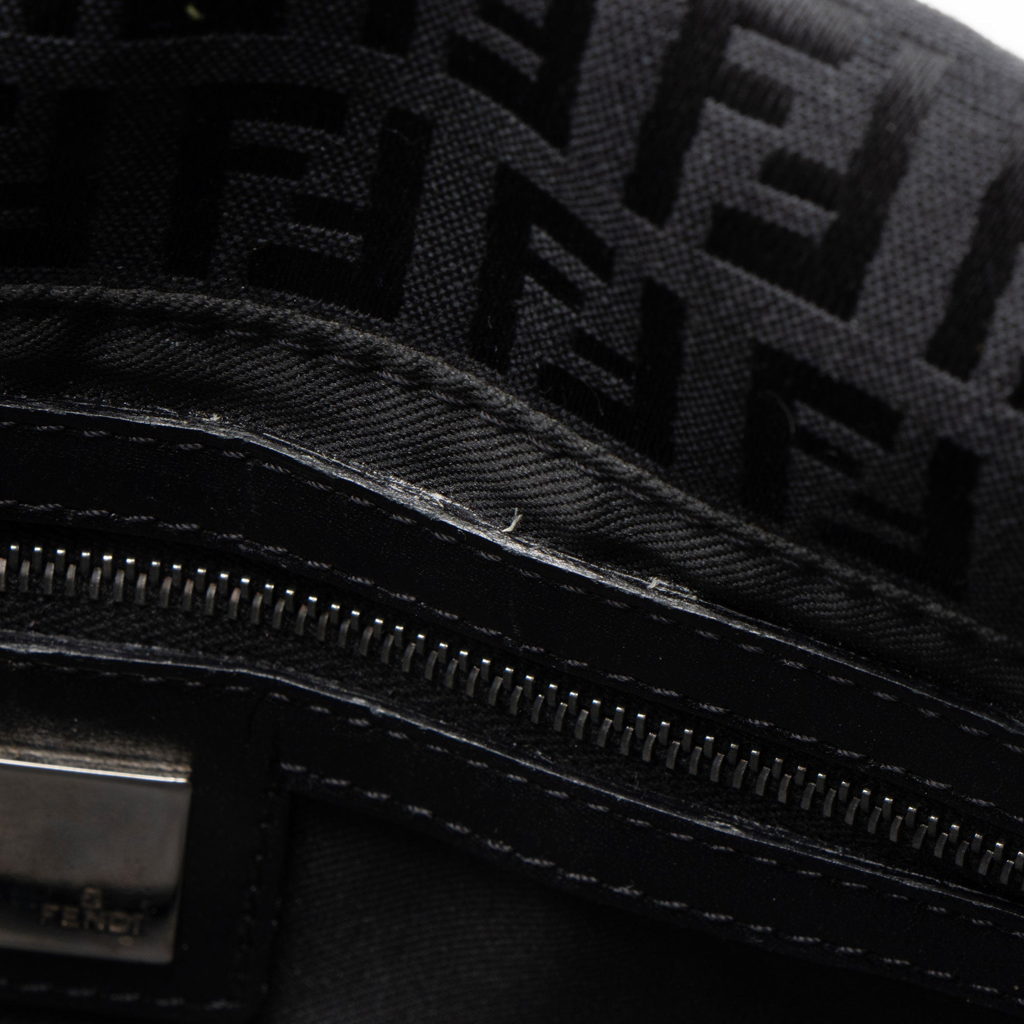 Fendi Vintage Zucchino Baguette Shoulder Bag
