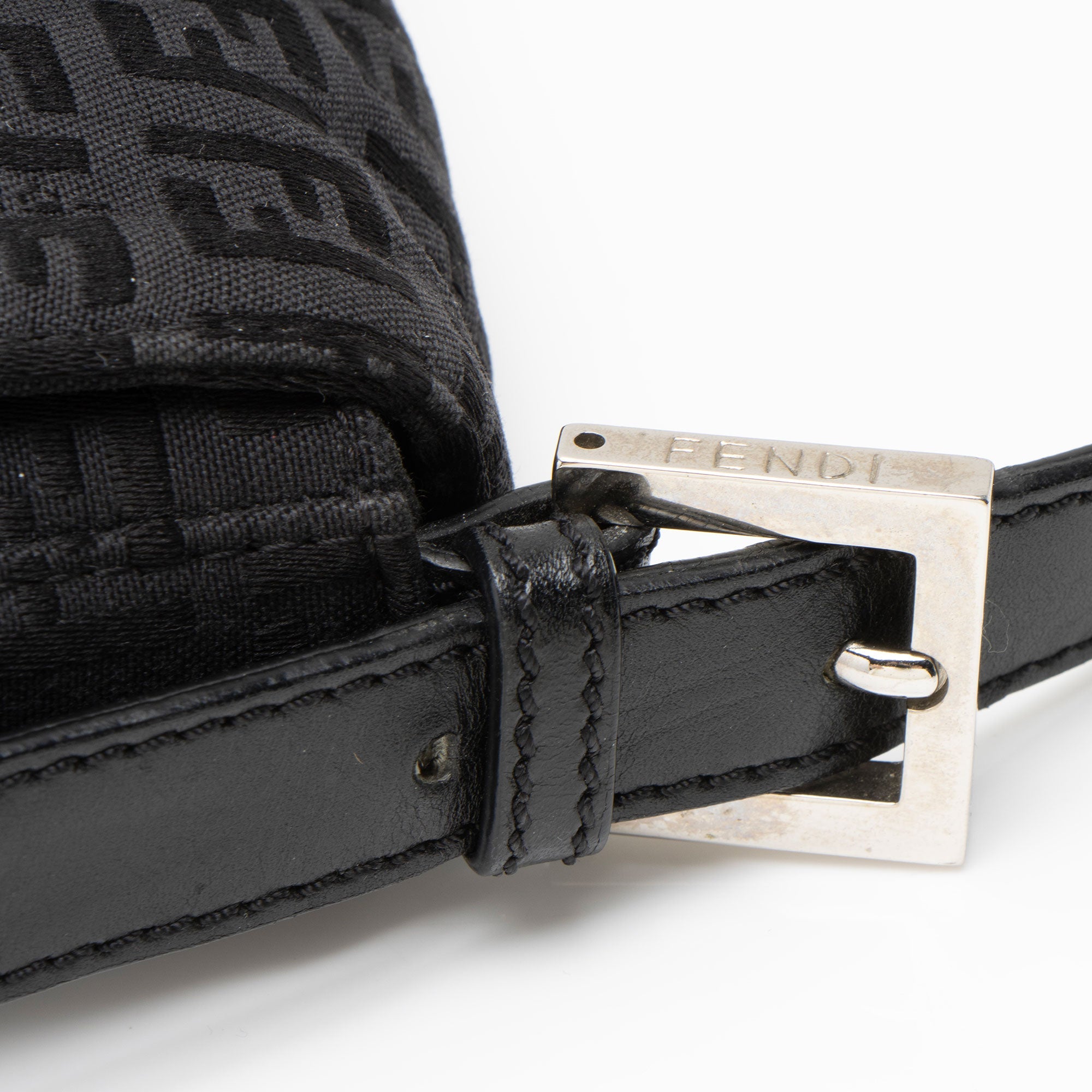 Fendi Vintage Zucchino Baguette Shoulder Bag