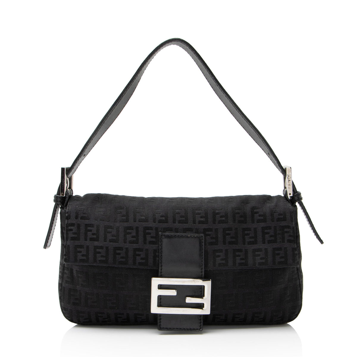 Fendi Vintage Zucchino Baguette Shoulder Bag