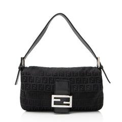 Fendi Vintage Zucchino Baguette Shoulder Bag