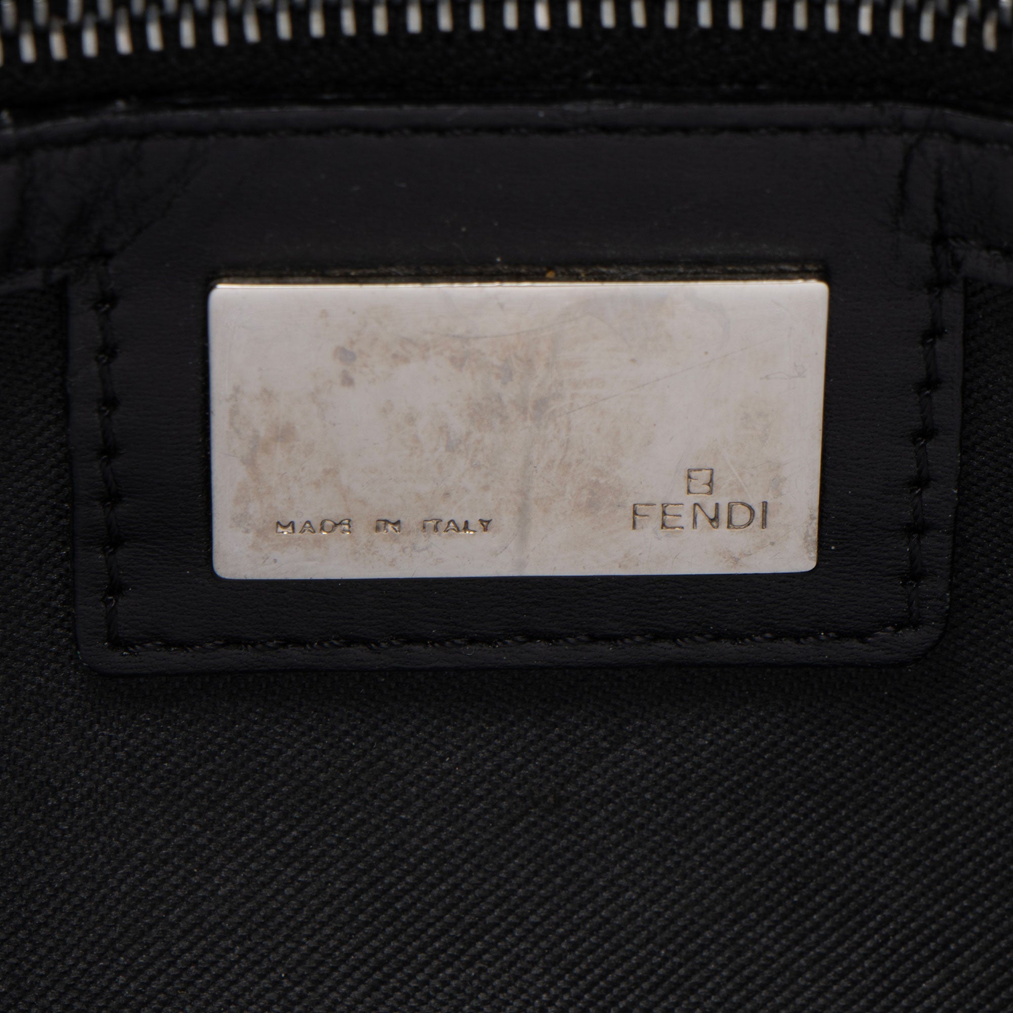 Fendi Vintage Zucchino Baguette Shoulder Bag