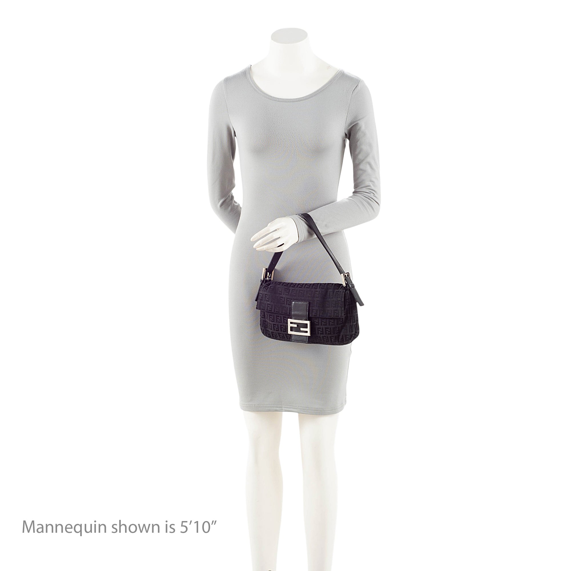 Fendi Vintage Zucchino Baguette Shoulder Bag
