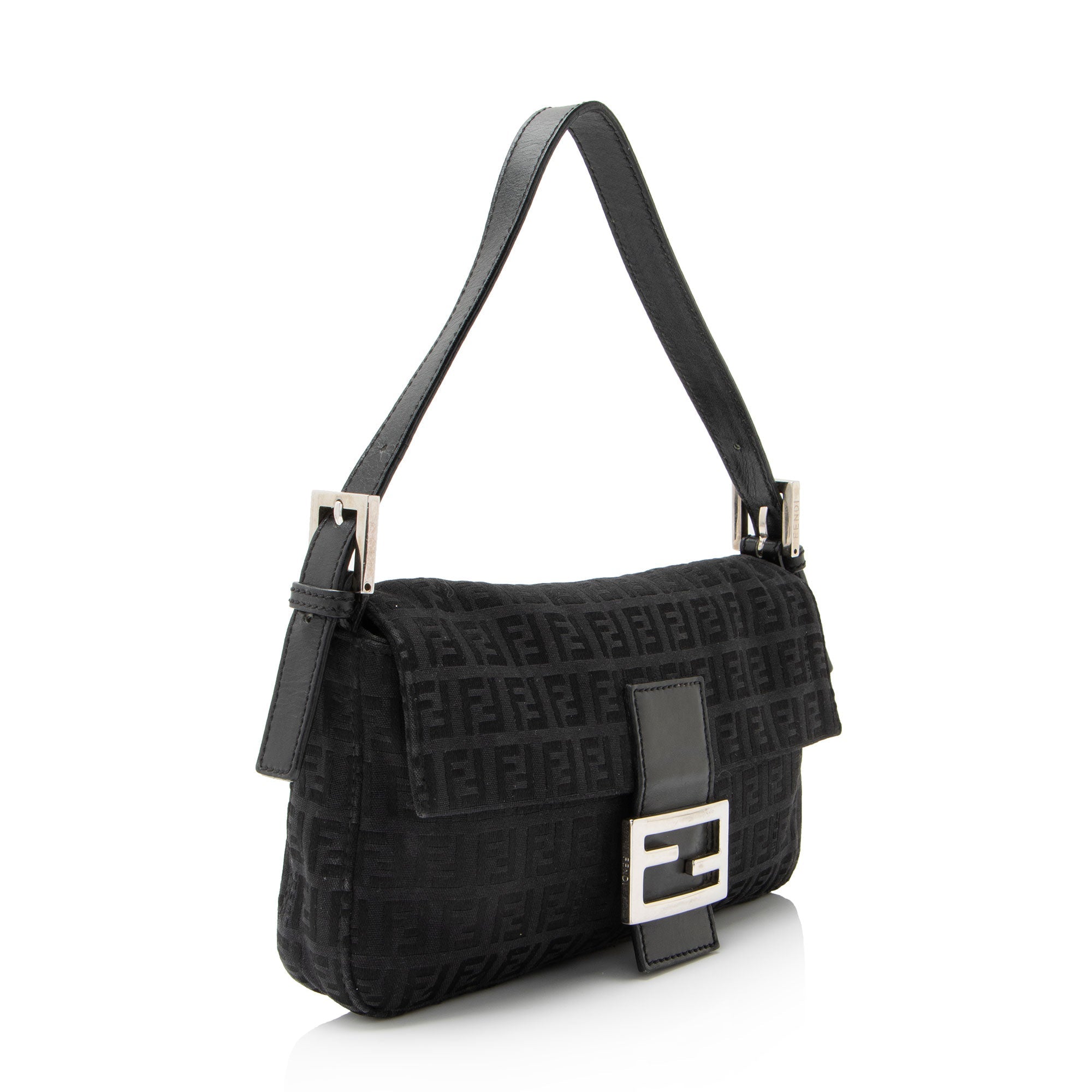 Fendi Vintage Zucchino Baguette Shoulder Bag