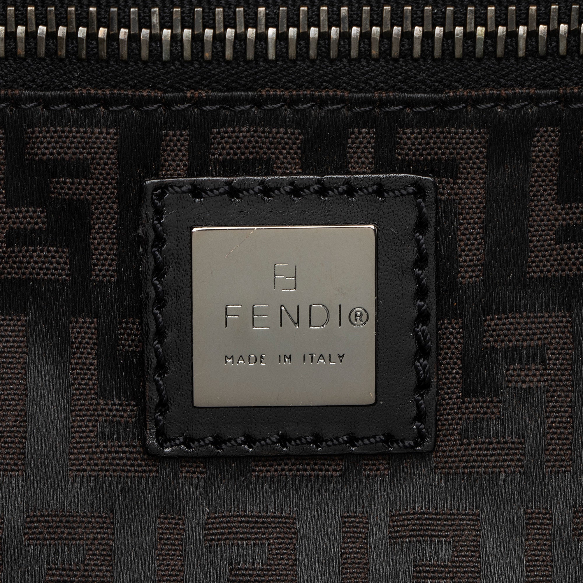 Fendi Vintage Zucchino Zip Tote