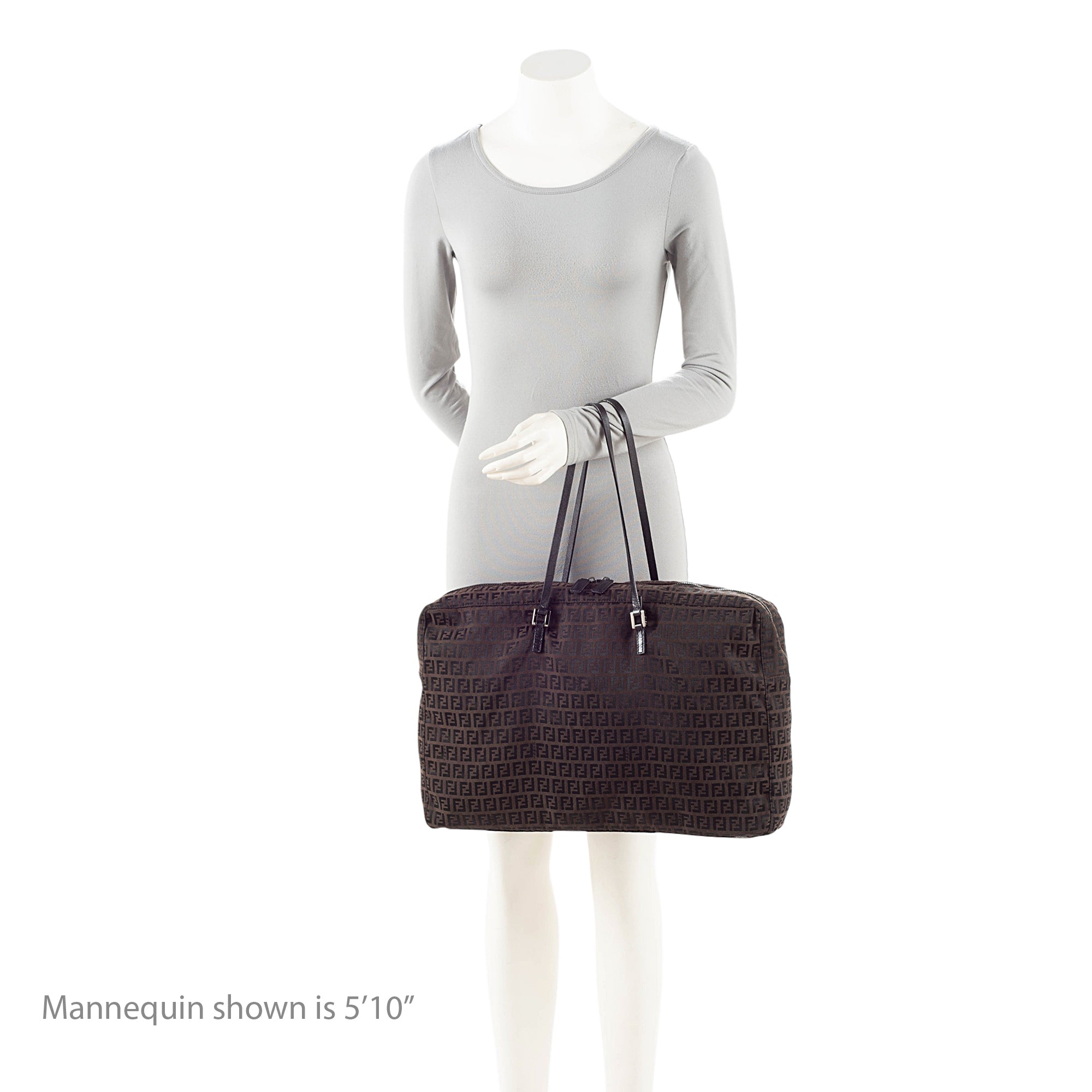 Fendi Vintage Zucchino Zip Tote