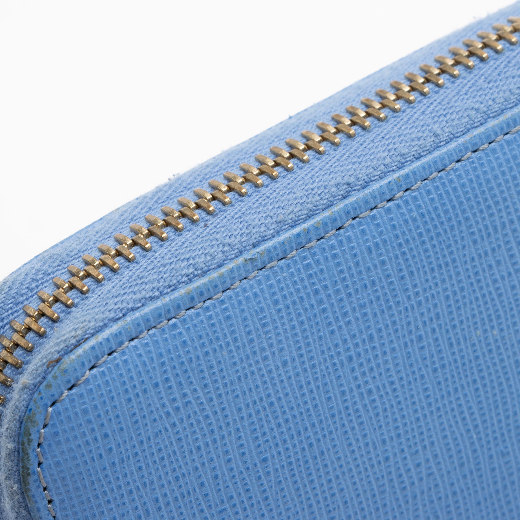 Fendi Vitello Elite Zip Around Wallet