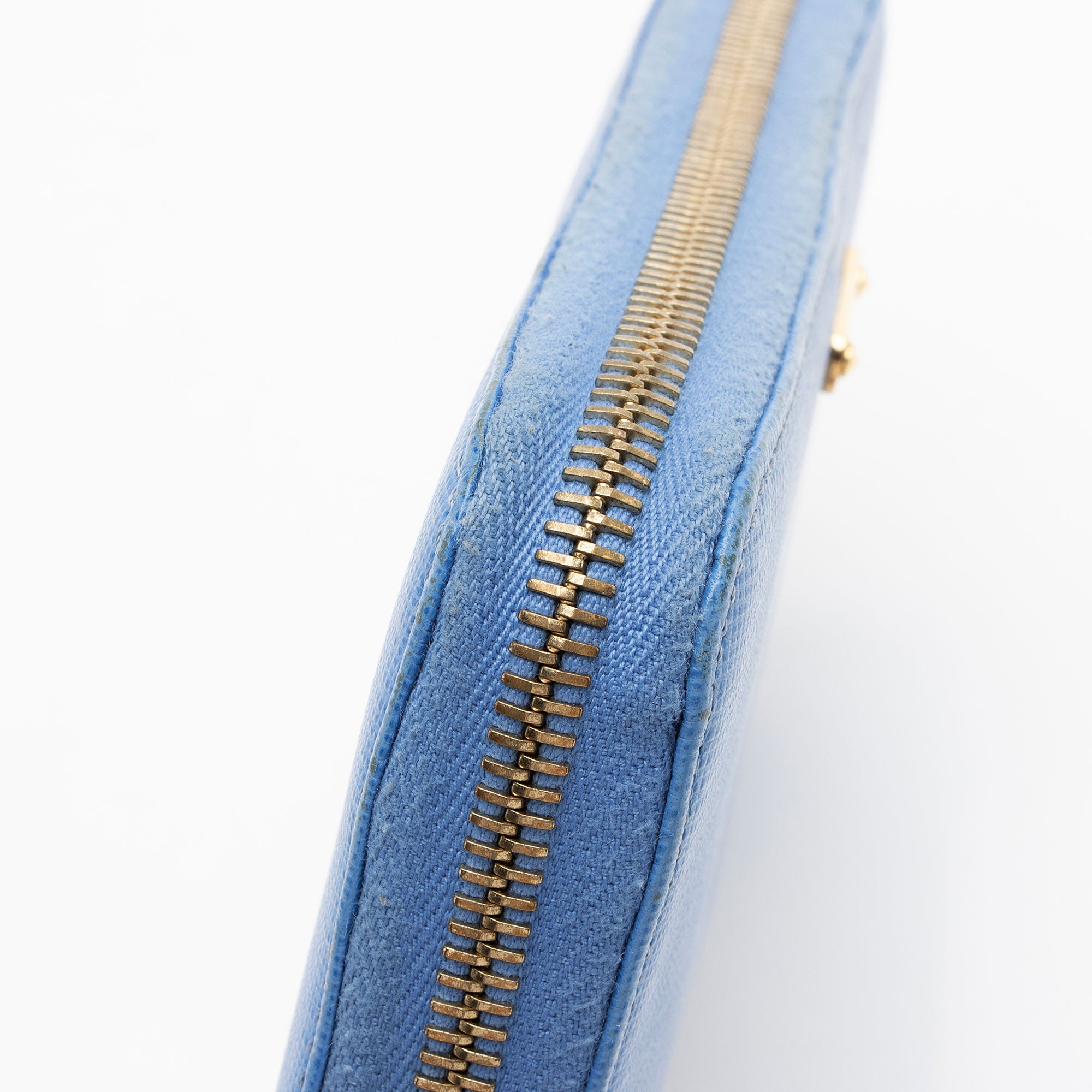 Fendi Vitello Elite Zip Around Wallet