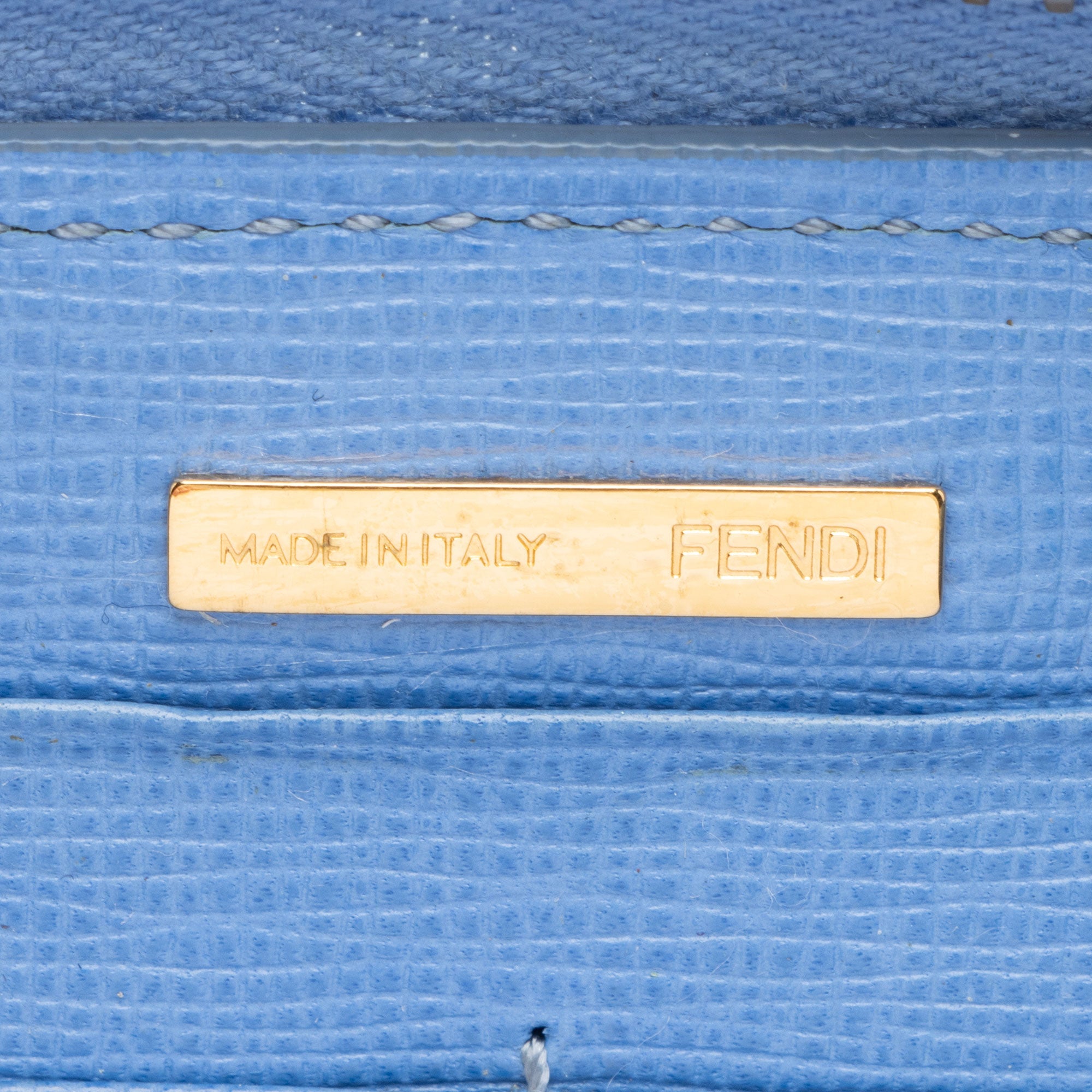 Fendi Vitello Elite Zip Around Wallet