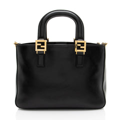 Fendi Vitello Glacier Small Tote