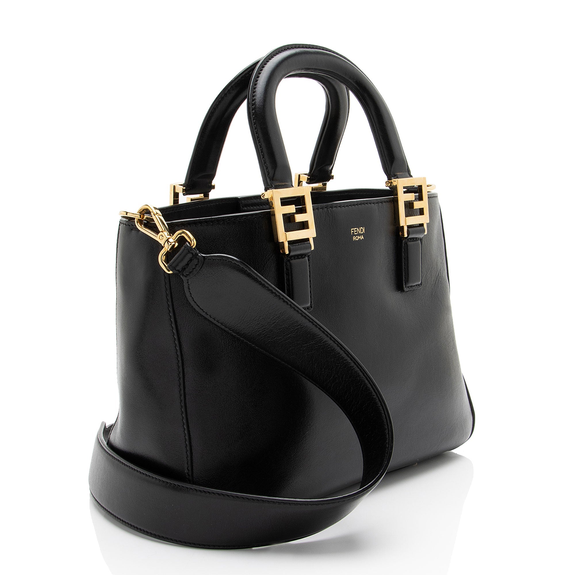 Fendi Vitello Glacier Small Tote
