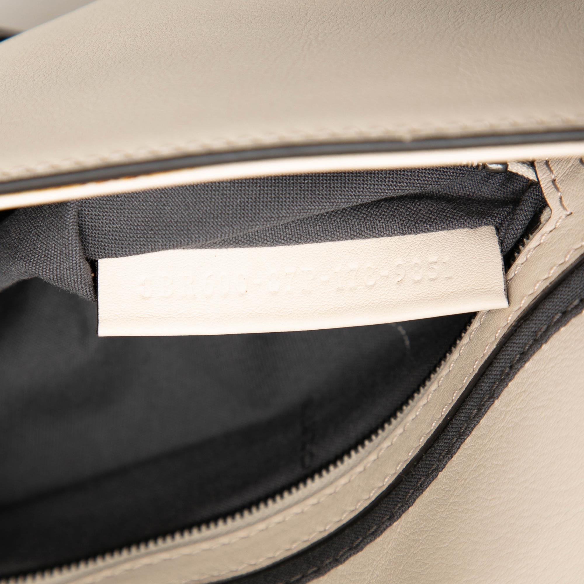 Fendi Whipstitch Leather Baguette Crossbody