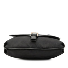 Fendi Zebra Printed Canvas Crossbody