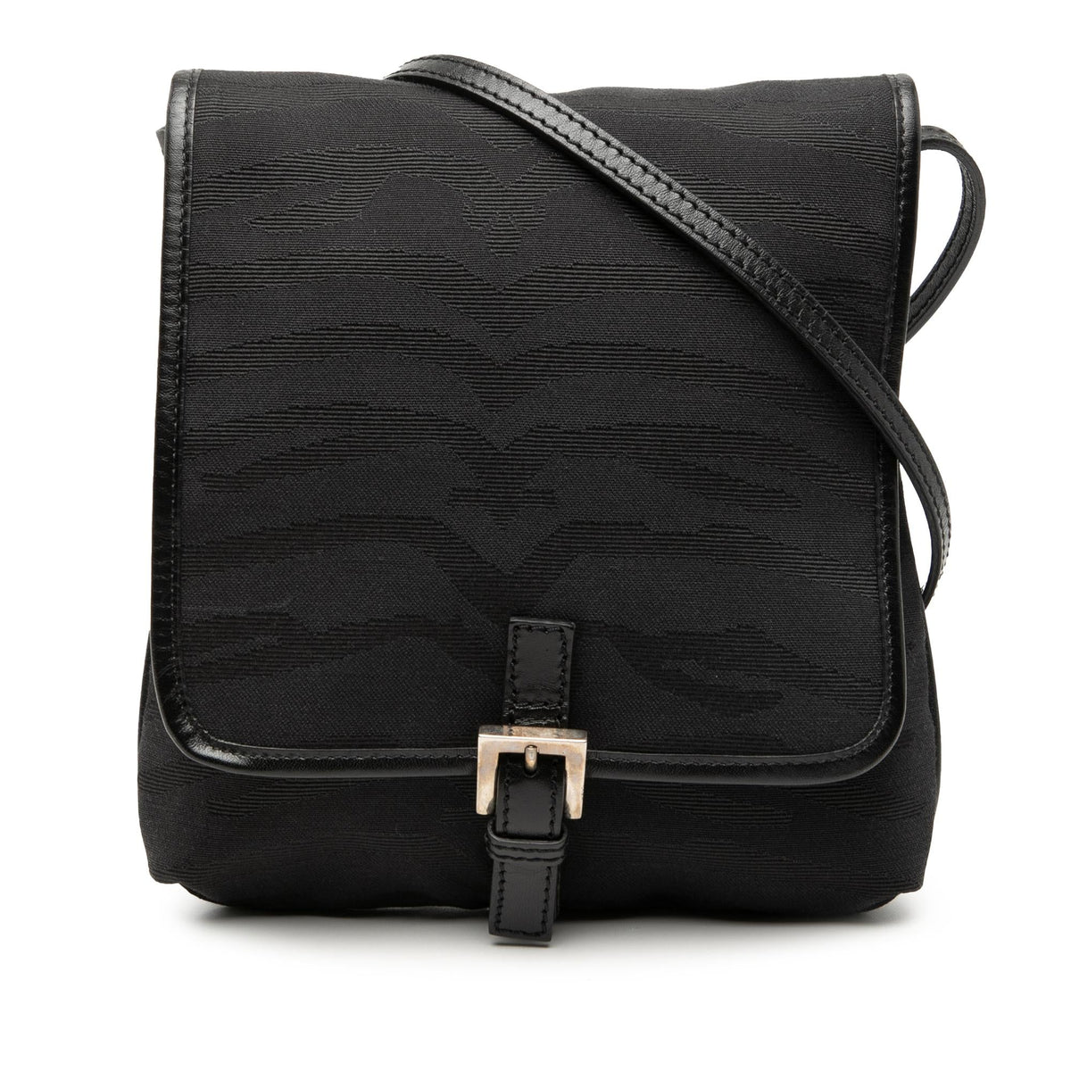 Fendi Zebra Printed Canvas Crossbody
