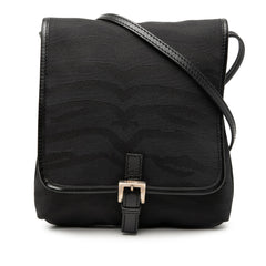 Fendi Zebra Printed Canvas Crossbody