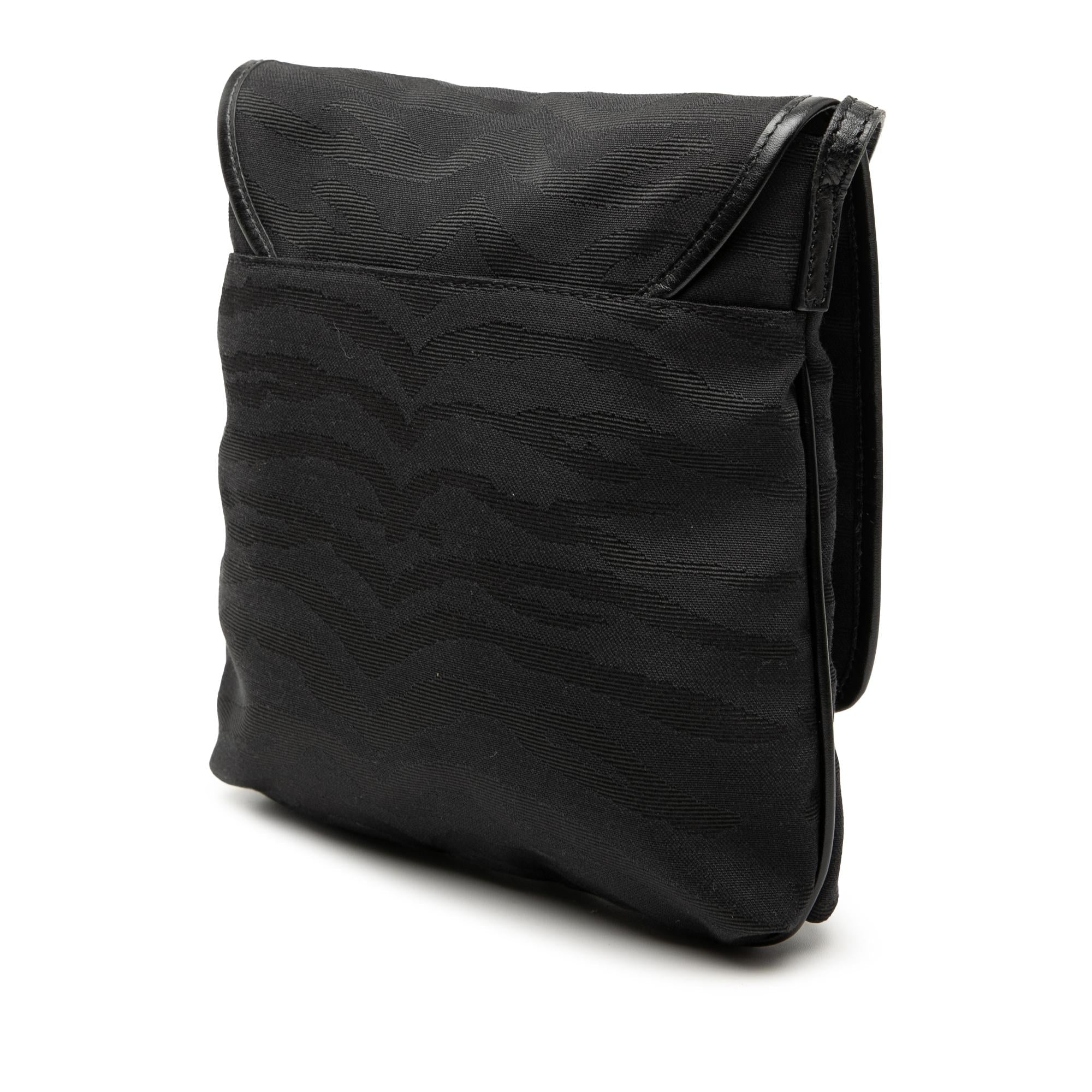 Fendi Zebra Printed Canvas Crossbody