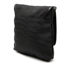 Fendi Zebra Printed Canvas Crossbody